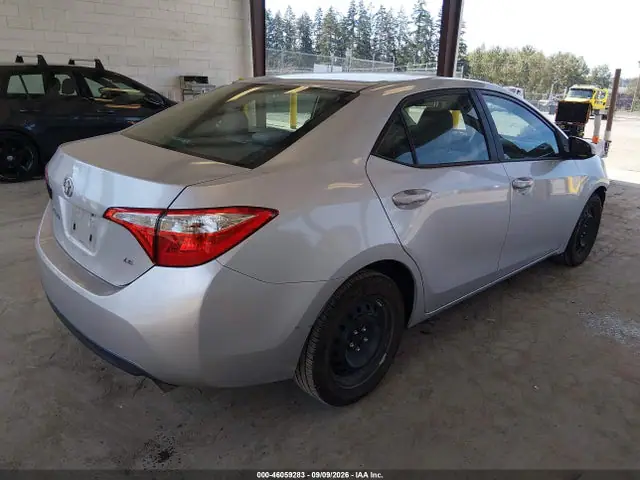 5YFBURHEXGP392681 — 2016 Toyota Corolla LE, фото 4 с аукциона IAAI 30.09.2026, Передняя часть