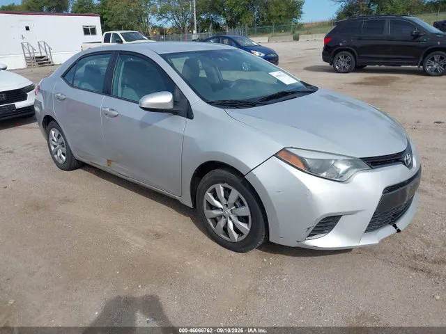 2016 Toyota COROLLA LE VIN 2T1BURHEXGC669510 фото 1