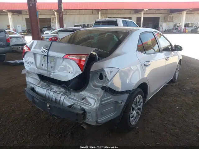 2017 Toyota COROLLA LE VIN 2T1BURHE8HC867469 фото 4