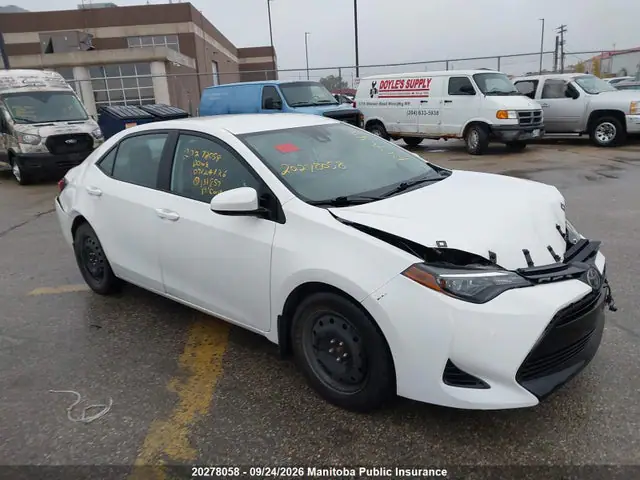 2T1BURHE9KC131857 — 2019 Toyota Corolla LE, Передняя часть (Front), фото до ремонта