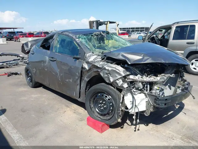 2T1BURHE6KC182443 — 2019 Toyota Corolla LE, Опрокидывание (Rollover), фото до ремонта