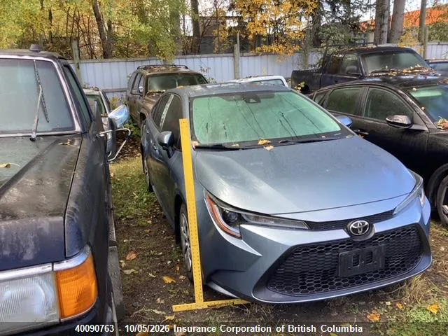 2020 Toyota COROLLA LE VIN 5YFBPRBE9LP017603 фото 1