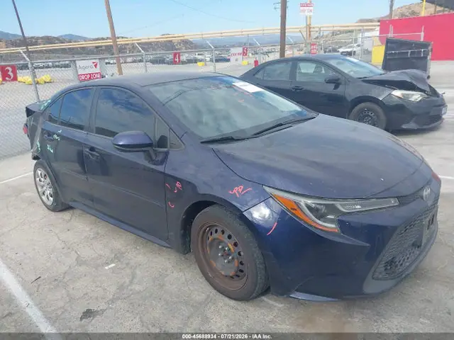 JTDEPRAE5LJ000848 — 2020 Toyota Corolla LE, Задняя часть (Rear), фото до ремонта