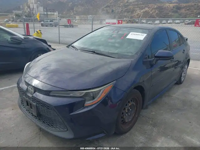 JTDEPRAE5LJ000848 — 2020 Toyota Corolla LE, фото 2 с аукциона IAAI 30.09.2026, Задняя часть