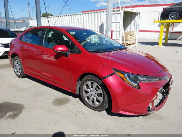 5YFEPRAE3LP088522 — 2020 Toyota Corolla LE, Передняя часть (Front End), фото до ремонта