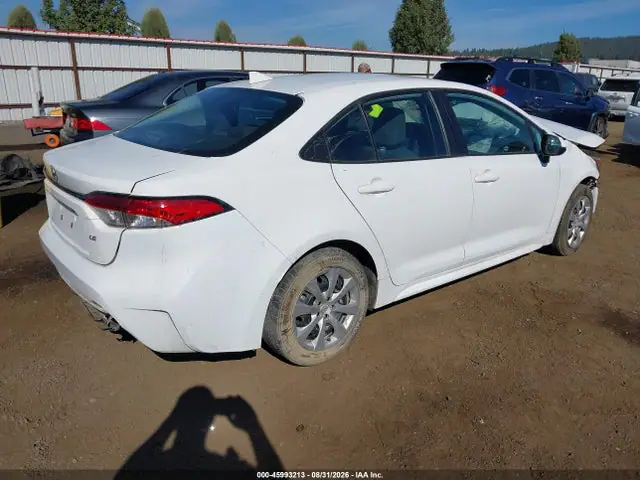 5YFEPMAE1MP211609 — 2021 Toyota Corolla LE, фото 4 с аукциона IAAI 29.09.2026, Передняя и задняя части