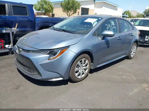 2021 Toyota COROLLA LE VIN 5YFEPMAEXMP212175 фото 2