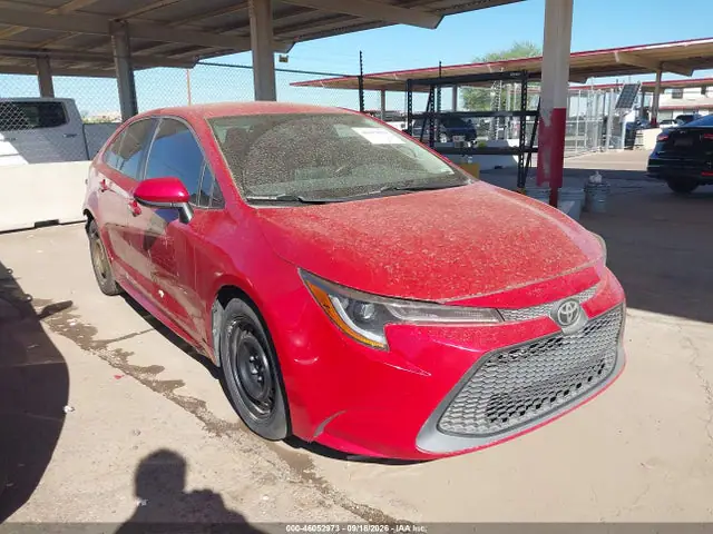 5YFEPMAE9MP173210 — 2021 Toyota Corolla LE, Задняя часть (Rear), фото до ремонта