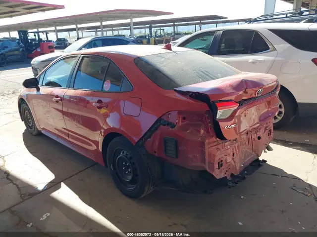 5YFEPMAE9MP173210 — 2021 Toyota Corolla LE, фото 3 с аукциона IAAI 29.09.2026, Задняя часть