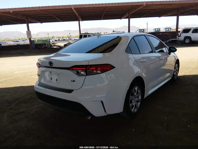 2025 Toyota COROLLA LE VIN 5YFB4MDE1SP238958 фото 4
