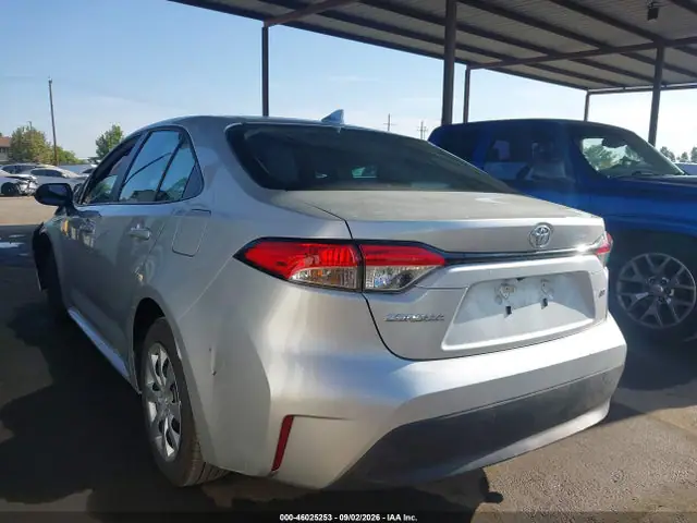 5YFB4MDE9SP330688 — 2025 Toyota Corolla LE, фото 3 с аукциона IAAI 13.10.2026, Передняя часть