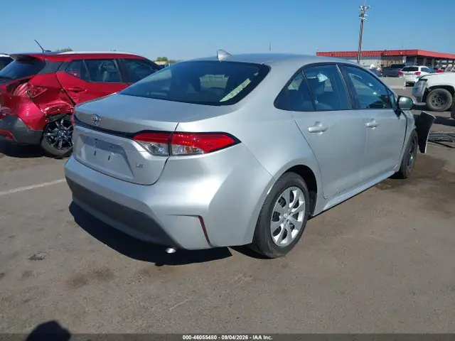 2025 Toyota COROLLA LE VIN 5YFB4MDE2SP241092 фото 4