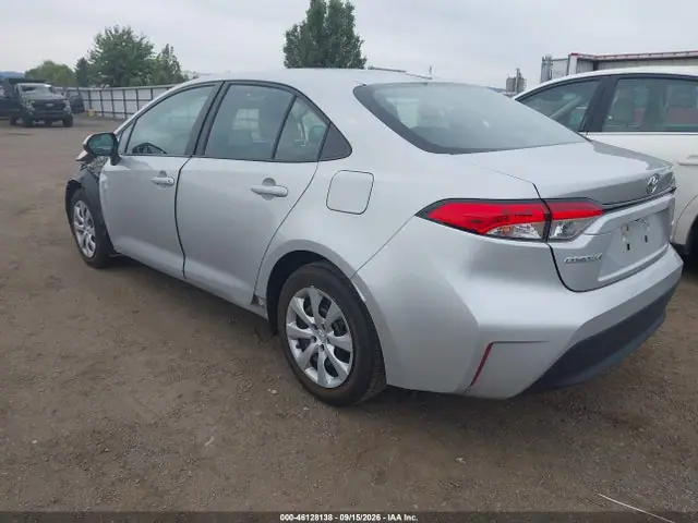 5YFB4MDE3SP293721 — 2025 Toyota Corolla LE, фото 3 с аукциона IAAI 30.09.2026, Передняя часть