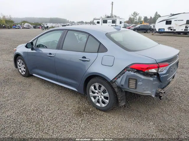5YFB4MDE6SP306137 — 2025 Toyota Corolla LE, фото 3 с аукциона IAAI 14.10.2026, Задняя часть