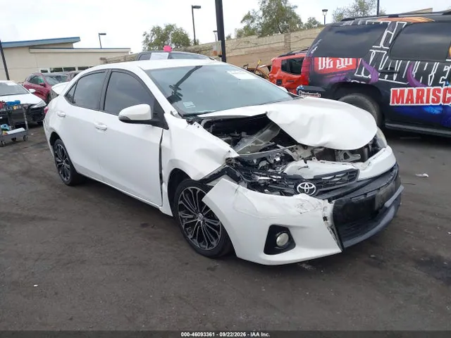 2014 Toyota Corolla S Plus VIN 5YFBURHE3EP163076 фото 1