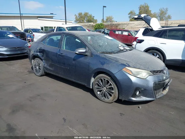 2014 Toyota Corolla S Plus VIN 5YFBURHE0EP048726 фото 1