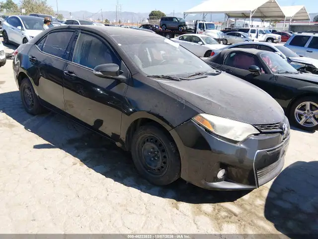 5YFBURHEXEP124999 — 2014 Toyota Corolla S Plus, Не указано (Unknown), фото до ремонта