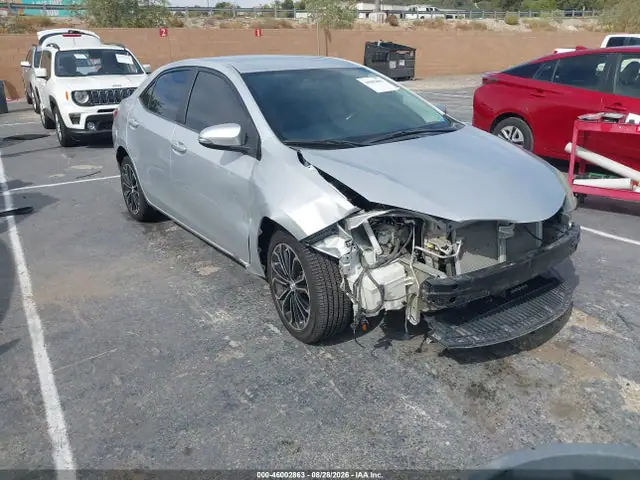 5YFBURHE0FP204412 — 2015 Toyota Corolla S Plus, Передняя часть (Front End), фото до ремонта