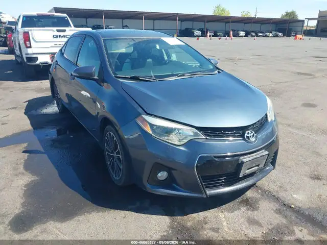 5YFBURHE4FP306117 — 2015 Toyota Corolla S Plus, Задняя часть (Rear), фото до ремонта
