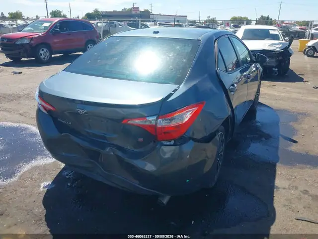 5YFBURHE4FP306117 — 2015 Toyota Corolla S Plus, фото 4 с аукциона IAAI 14.10.2026, Задняя часть