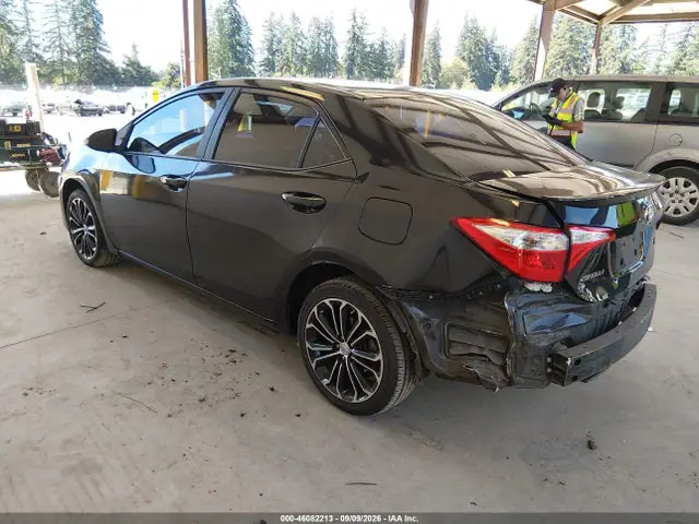 2T1BURHE0FC320371 — 2015 Toyota Corolla S Plus, фото 3 с аукциона IAAI 14.10.2026, Задняя часть