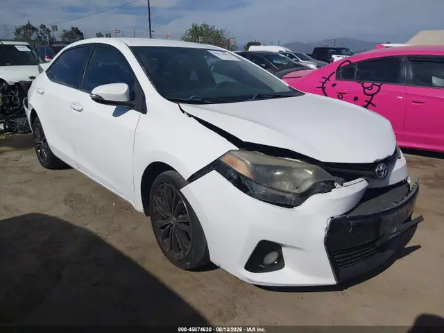 5YFBURHE5GP432519 — 2016 Toyota Corolla S Plus, Задняя часть (Rear), фото до ремонта