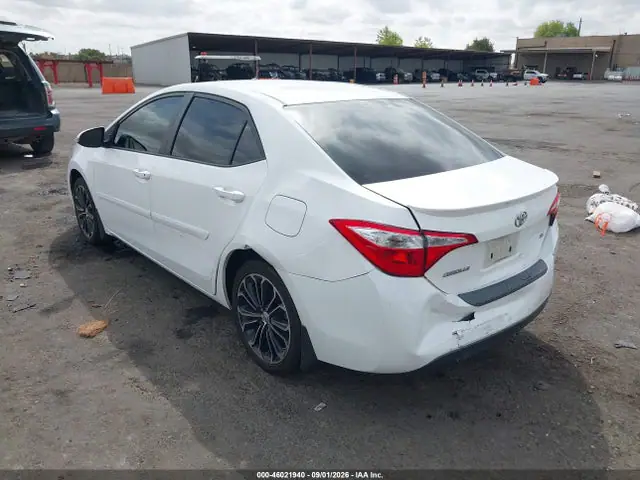 5YFBURHE2GP524011 — 2016 Toyota Corolla S Plus, фото 3 с аукциона IAAI 14.10.2026, Задняя часть