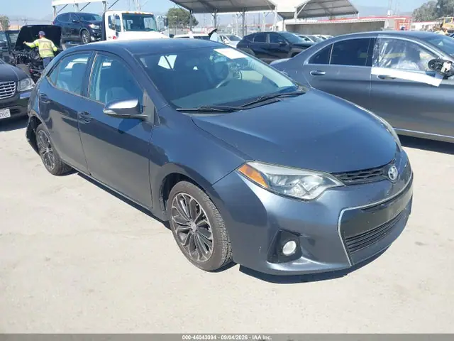 5YFBURHEXGP566197 — 2016 Toyota Corolla S Plus, Задняя часть (Rear), фото до ремонта