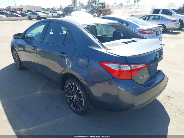 5YFBURHEXGP566197 — 2016 Toyota Corolla S Plus, фото 3 с аукциона IAAI 14.10.2026, Задняя часть