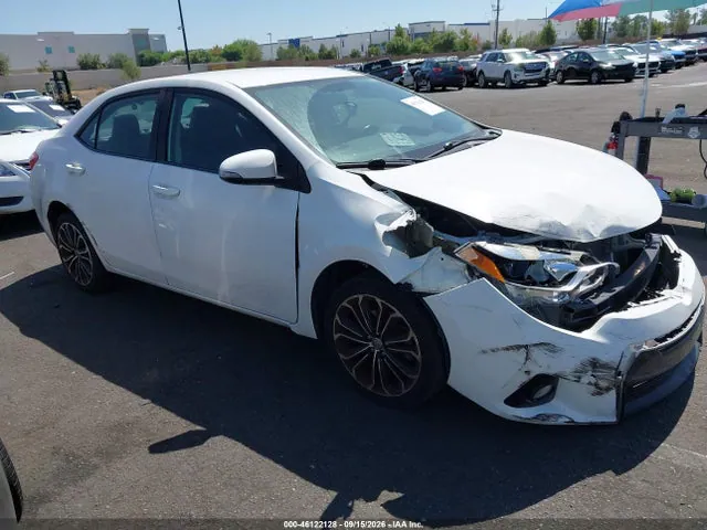 2016 Toyota Corolla S Plus VIN 5YFBURHE0GP520037 фото 1