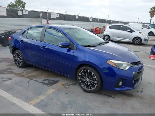 5YFBURHE0GP367949 — 2016 Toyota Corolla S Plus, Задняя часть (Rear), фото до ремонта