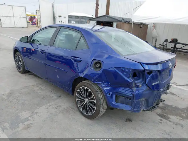 5YFBURHE0GP367949 — 2016 Toyota Corolla S Plus, фото 3 с аукциона IAAI 14.10.2026, Задняя часть