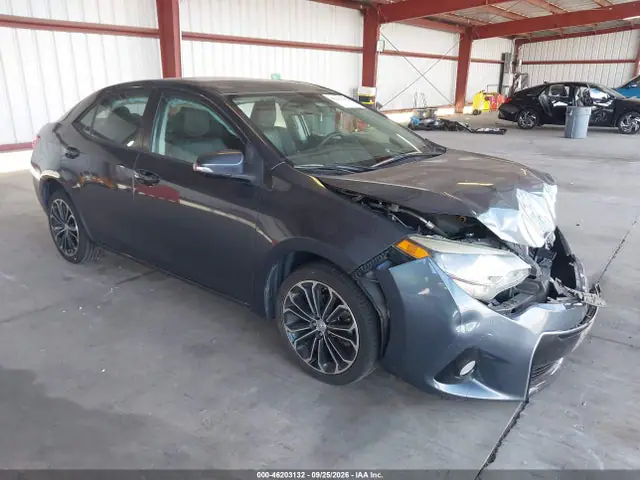 5YFBURHE8FP331053 — 2015 Toyota Corolla S Premium, Передняя часть (Front End), фото до ремонта