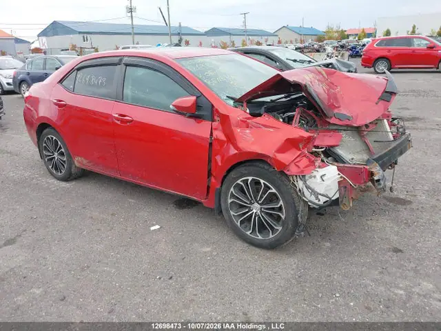 2T1BURHE2EC064166 — 2014 Toyota Corolla S, Передняя часть (Front), фото до ремонта