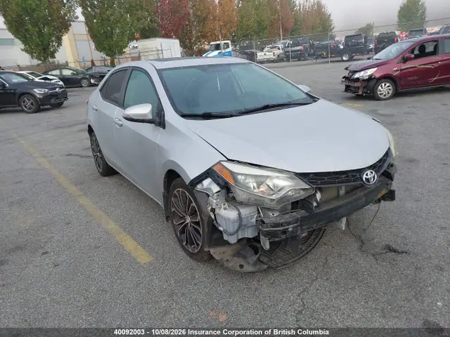 2T1BURHEXEC150728 — 2014 Toyota Corolla S, Передняя часть (Front), фото до ремонта