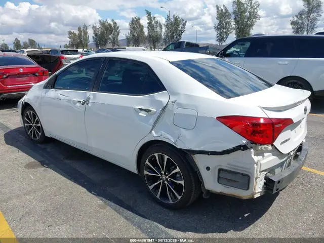 2017 Toyota COROLLA SE VIN 5YFBURHE6HP574394 фото 3