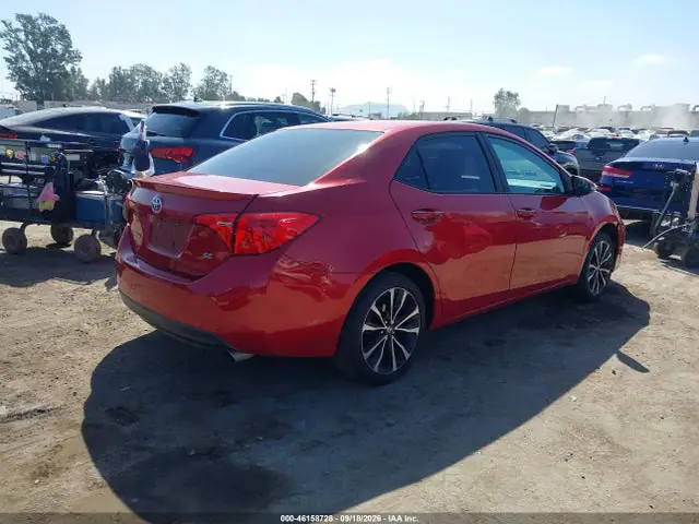 5YFBURHE1HP641869 — 2017 Toyota Corolla SE, фото 4 с аукциона IAAI 14.10.2026, Задняя часть слева