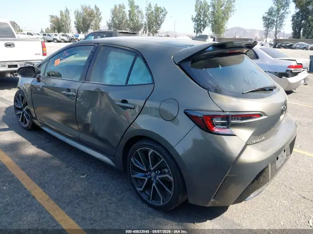 2019 Toyota Corolla Xse VIN JTNK4RBE2K3036828 фото 3