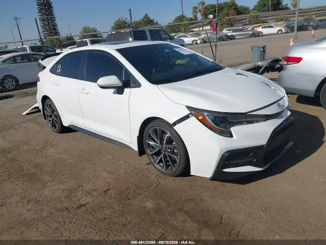 JTDT4RCE4LJ037046 — 2020 Toyota Corolla XSE, Передняя часть (Front End), фото до ремонта