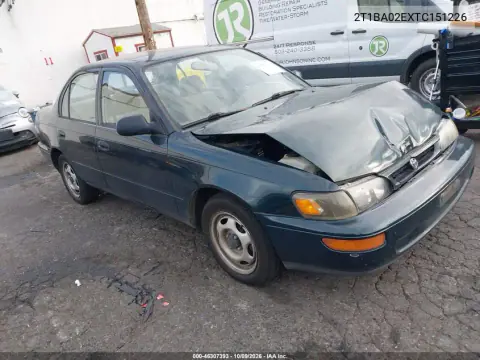 1996 Toyota Corolla VIN 2T1BA02EXTC151226 фото 2