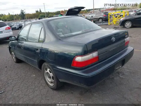 1996 Toyota Corolla VIN 2T1BA02EXTC151226 фото 4