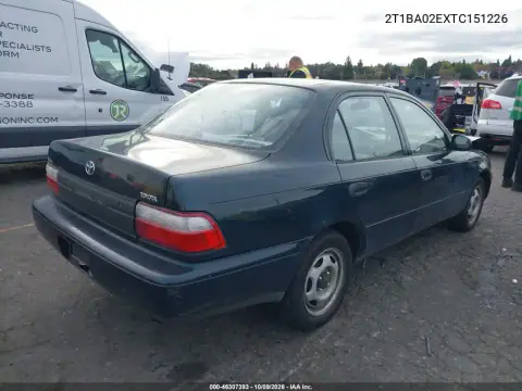 1996 Toyota Corolla VIN 2T1BA02EXTC151226 фото 5