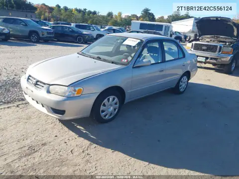 2002 Toyota Corolla Le VIN 2T1BR12E42C556124 фото 3