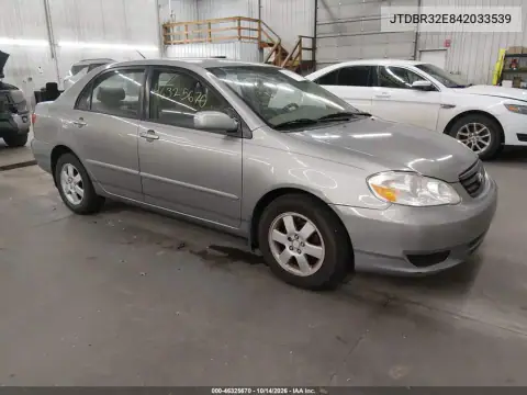 JTDBR32E842033539 — 2004 Toyota Corolla, фото 2 с аукциона IAAI, Задняя часть слева