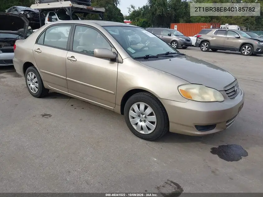 2004 Toyota Corolla Le VIN 2T1BR38E84C185782 фото 2