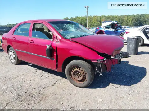 JTDBR32E950053053 — 2005 Toyota Corolla, Передняя часть, фото до ремонта