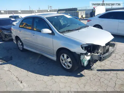 2005 Toyota Corolla S VIN 1NXBR32E55Z381736 фото 2