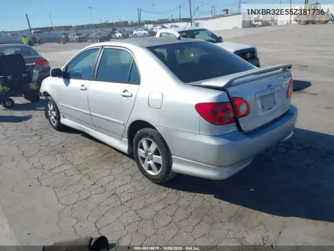2005 Toyota Corolla S VIN 1NXBR32E55Z381736 фото 4