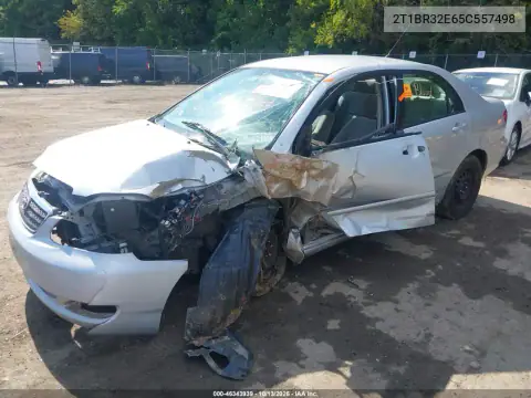 2005 Toyota Corolla Le VIN 2T1BR32E65C557498 фото 2