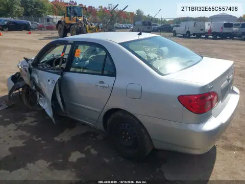 2005 Toyota Corolla Le VIN 2T1BR32E65C557498 фото 3